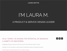 Tablet Screenshot of lauramdesigner.com